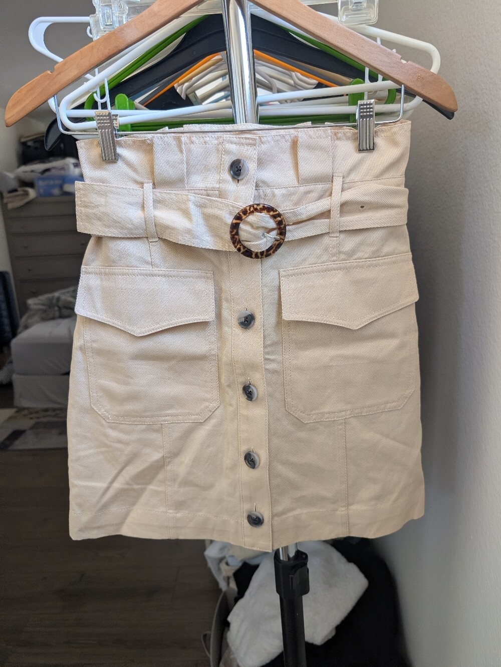 NWT Banana Republic Paper Bag Utility Skirt SIZE 0